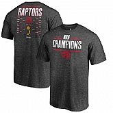 Toronto Raptors Fanatics Branded 2019 NBA Finals Champions Big & Tall Game Lead Schedule T Shirt Heather Charcoal,baseball caps,new era cap wholesale,wholesale hats